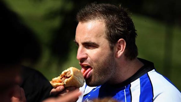 Hurt ... Bulldogs forward Ryan Tandy has denied any involvement in a betting plunge against the Cowboys last week.