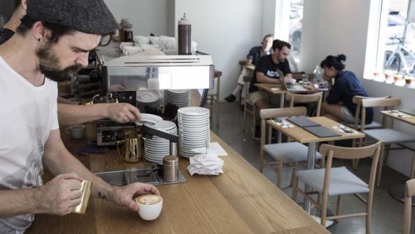 Japandinavia: The comfortably minimalist interior of Edition Coffee Roasters.