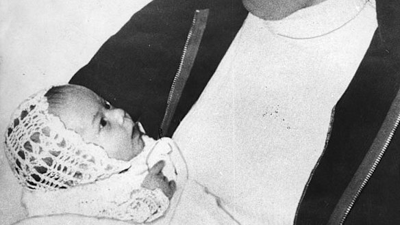 Azaria Chamberlain, with her mother Lindy.