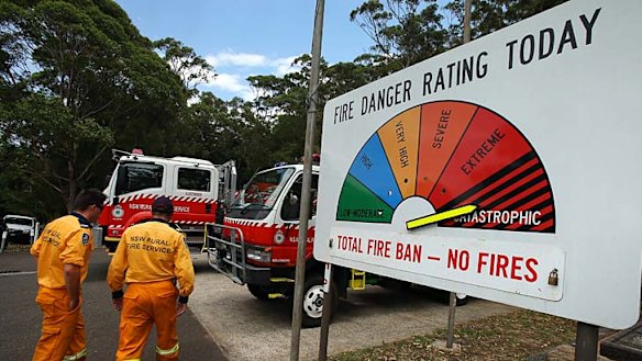 Catastrophic conditions ... RFS volunteers on standby.