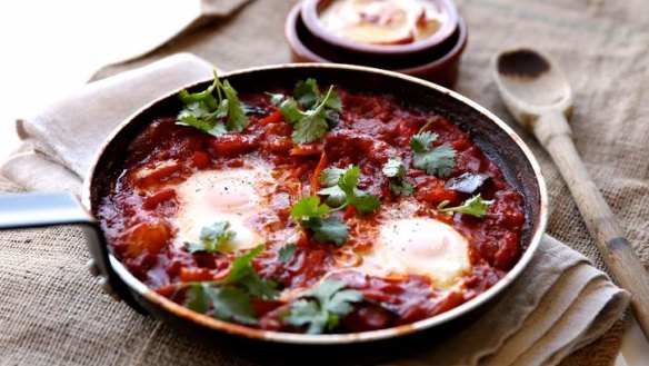 Shakshuka (baked eggs)