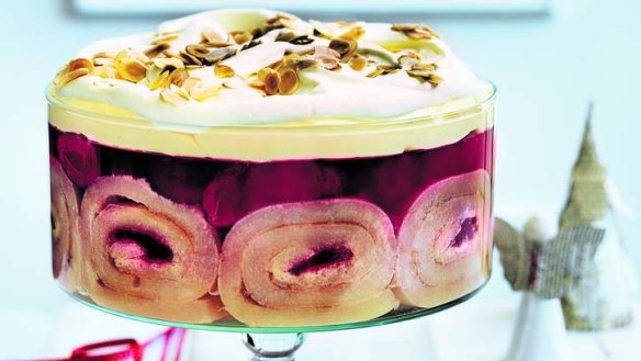 Christmas fare with a twist: Plum pudding trifle.