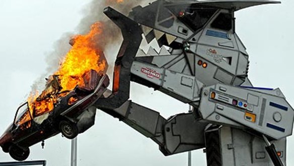 Robosaurus returns for the Easter show