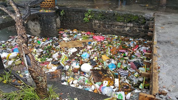 Rubbish in Kepaon, Denpasar.