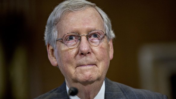 Tensions between the president and Senate majority leader, Mitch McConnell, are rising.