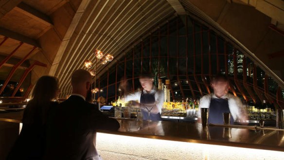 Something special: Check out the new-look Bennelong at the bar.