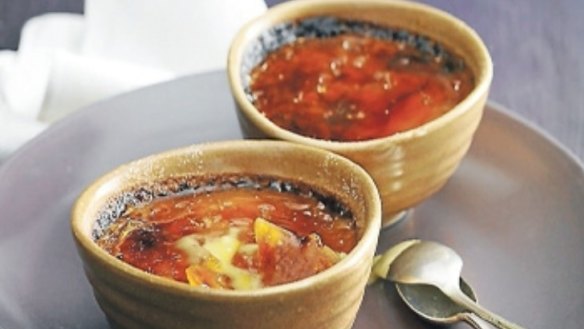 Ginger and star anise creme brulee