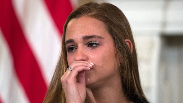 Julia Cordover, the student body president at Marjory Stoneman Douglas High School in Parkland, Florida.