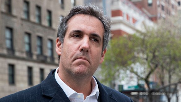 Michael Cohen, Trump's personal lawyer.