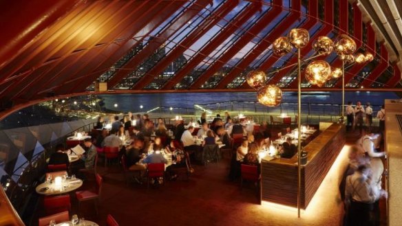 Bennelong restaurant at the Opera House.