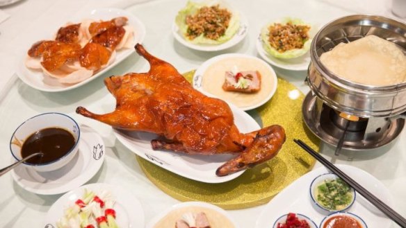 Peking duck is still the centrepiece of the new BBQ King. 