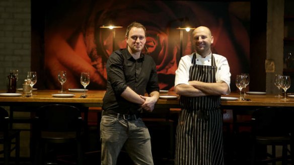 Beastly business: Neil Hamblen (left) and consultant chef Justin Wise.