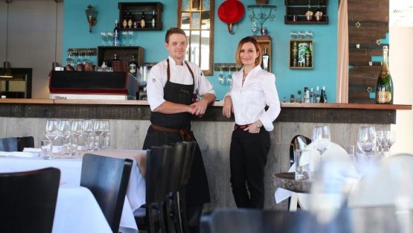 New arrivals: Chef Matthew Ostrenski and owner Kellie-Ann Aston at Delfina's Bistro.