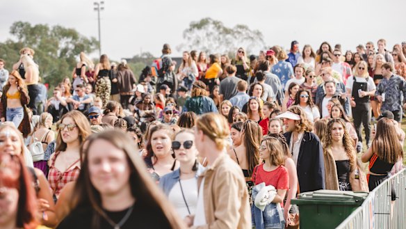 Almost 130 people used the pill testing service at Canberra's Groovin the Moo on Sunday. 