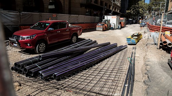 Repeated delays to construction of the light rail line on George Street in Sydney's CBD have infuriated businesses.