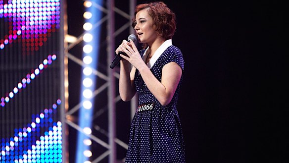 Bella Ferraro, 18, impressed with her performance of <i>Skinny Love</i>.