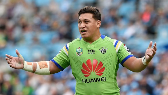 Big year: Queensland and Raiders back-rower Josh Papalii.