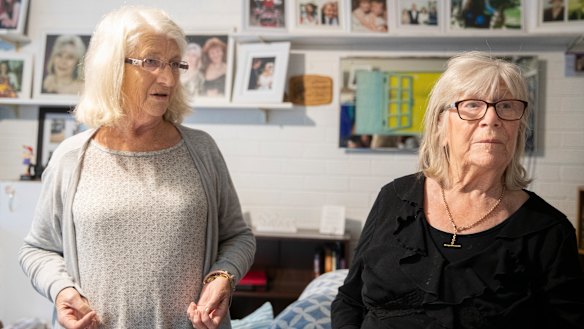 Trish Casey and Dawn Elms look after their units but feel that they are not being treated respectfully when they ask for assistance. 