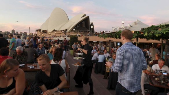 Lucrative venue: The race continues for the Opera Bar.