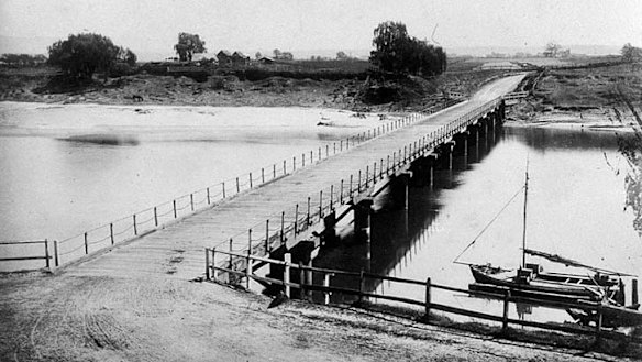 The Windsor Bridge circa 1888.