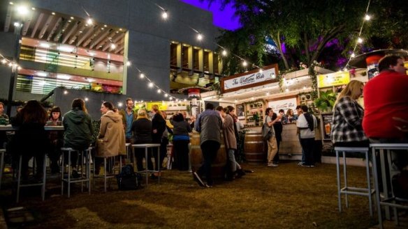 More than 25 food stalls will be set up in South Bank's cultural forecourt until to August 2. 