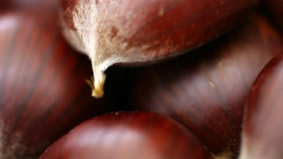 Chestnut and carrot soup