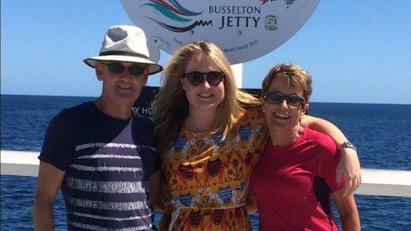John and Dianne Oliver with their daughter Jenni.