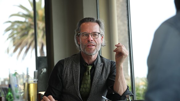 Lunch with Guy Pearce at Donovans.