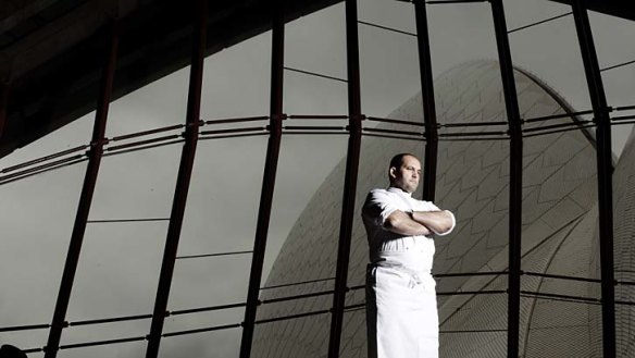 Success story: Guillaume Brahimi, owner of Guillaume at Bennelong has defended his fine dining model.