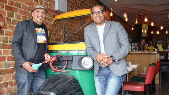 Amit Tuteja (left) and Satish Panjala of the Rickshaw.