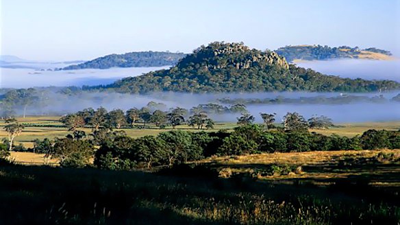 Breathtaking ... a spectacular view of Mt Macedon.