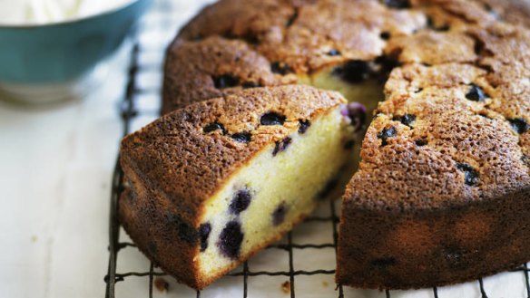 Zesty: Blueberry and lemon cake.