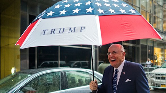 A loyal Trump supporter: Rudy Giuliani