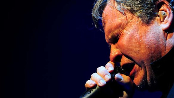 Rocker Meat Loaf belts out another power ballad.