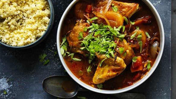 Adam Liaw's beginner's chicken tagine.