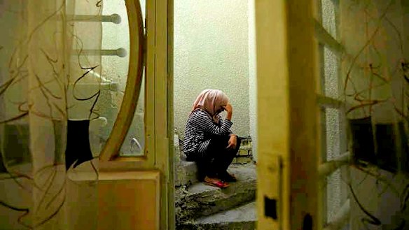 Living in fear: A woman who fled to Baghdad when the Islamic State took over Fallujah.