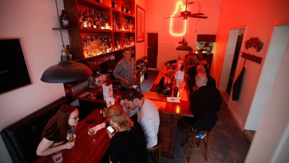 Howdy: The interior of White Oaks Saloon nods to the wild west.