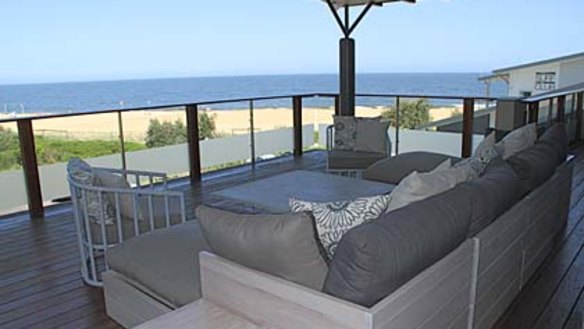 By sea and sand ... the five-bedroom Singleton Beach House at Killcare Beach.