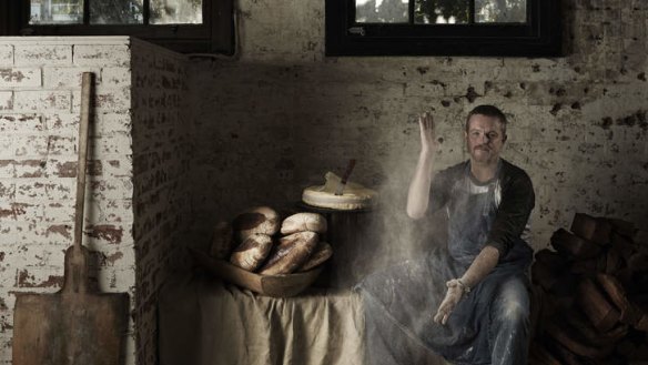 Done and dusted: Mike McEnearney makes no-nonsense, pillowy sourdough.
