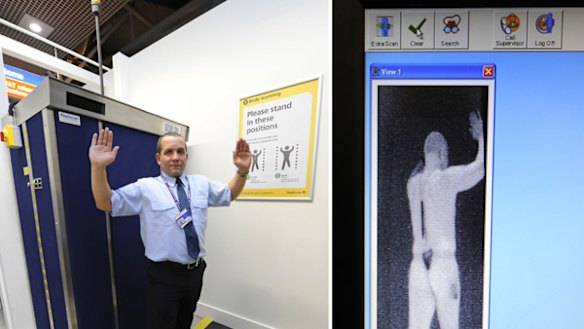Women banned from flight after refusing body scans