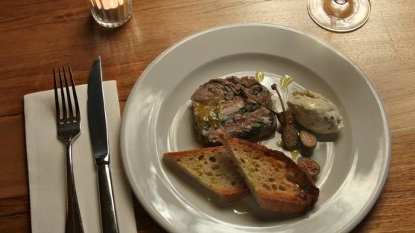 Go-to dish: Pressed pig's head.