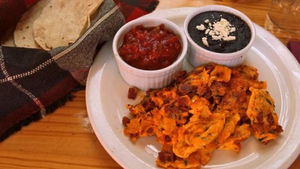 Saturday morning tortilla strips with salsa will kick you into gear.