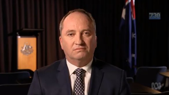 Deputy PM Joyce said the breakdown of his marriage was one of the "greatest failures" in his life on ABC's 7:30 program.
