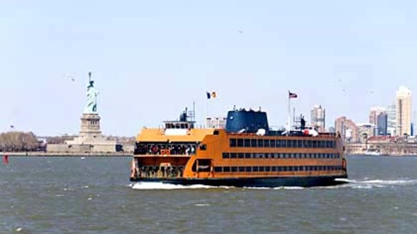 Free rein ... the Staten Island ferry.