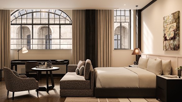 Capella Sydney has 192 guestrooms and suites featuring standalone bathtubs, custom Italian Frette linen and exclusive Haeckels amenities.