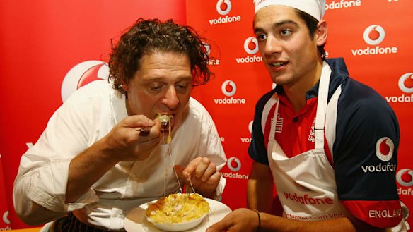 Alastair Cook and his team have made sure they will be treated to five-star dining during the Ashes.