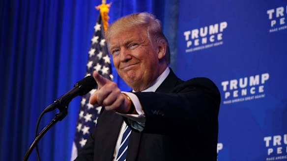 Republican presidential candidate Donald Trump