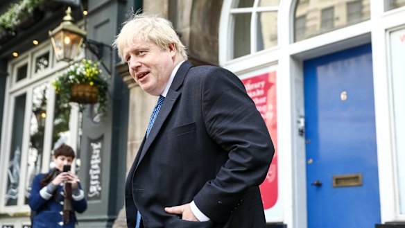 UK Foreign Secretary Boris Johnson