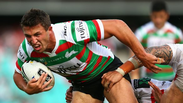 Bunny is back: Sam Burgess will return from injury this week.