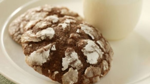 Chocolate snowcap biscuits
